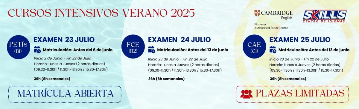 intensivos de verano